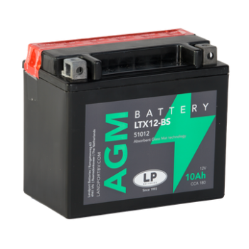 Bateria LTX12-BS LP Landport AGM Sin Mantenimiento Pack Acido