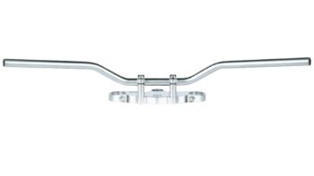 MANILLAR TRW ACERO 22 MM SUPEBIKE CONFORT PLATEADO