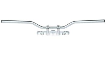 MANILLAR TRW ACERO 22 MM SUPERBIKE ELEGANCE PLATEADO