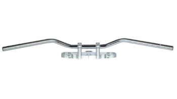 MANILLAR TRW ACERO 22 MM SUPERBIKE SPORTIVE PLATEADO