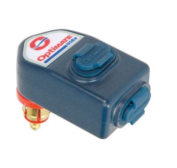 OPTIMATE DOPPEL USB-LADEGERÄT 3300 mA O-105
