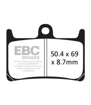 EBC EPFA380HH Pastilla EPFA trackdays Extreme Pro HH