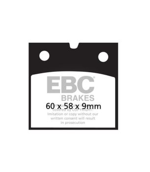 EBC FA077V Pastilla semi sinterizada V-PAD