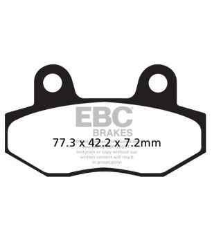 EBC FA152TT Pastilla organica Off Road