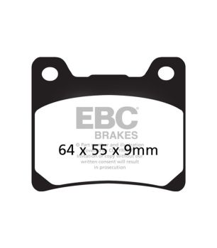 EBC FA088V Semi-Sintered V-Pad
