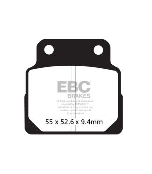 EBC FA122 Organische Bremsbeläge