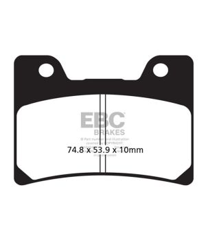 EBC FA160 Organische Bremsbeläge