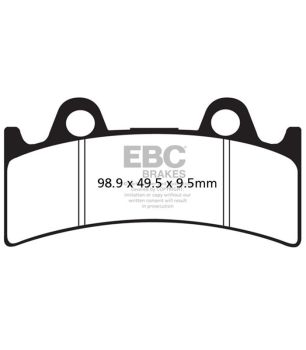 EBC FA190V Semi-gesinterter V-PAD-Bremsbelag