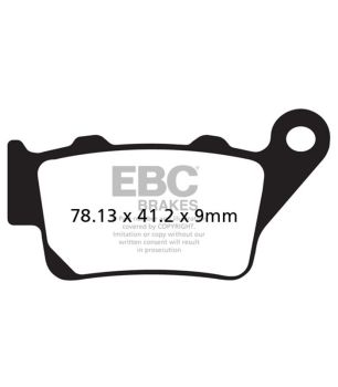 EBC FA208TT Pastilla organica Off Road
