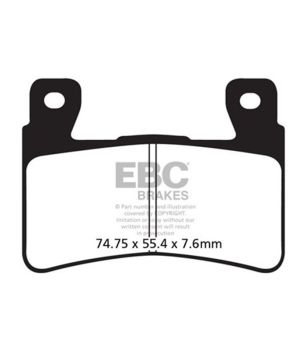 EBC FA296HH Sportbike HH Sintermetall Bremsbelag