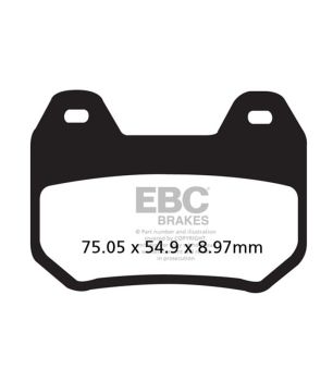 EBC FA304V Pastilla semi sintetizada V-PAD