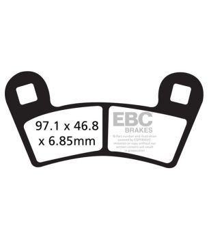 EBC FA456TT Organische Bremsbeläge