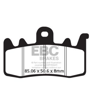 EBC FA630V Pastilla semi sintetizada V-PAD