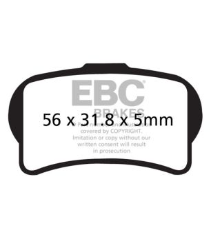 EBC FA644TT Pastilla orgánica