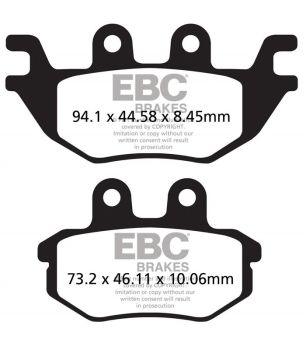 EBC FA686TT Pastilla orgánica