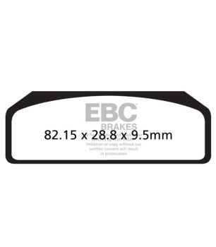 EBC GPFAX611HH Bremsbelag Rennstrecke Sinter HH