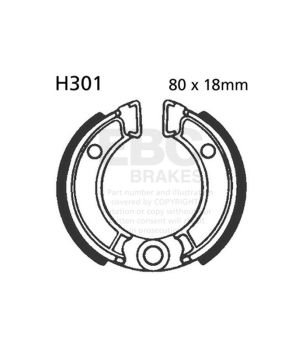 EBC H301 Bremsbackensatz