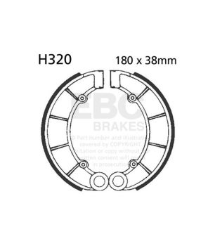 EBC H320 Bremsbackensatz