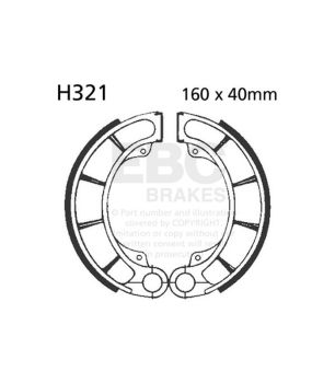 EBC H321 Bremsbackensatz
