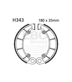 EBC H343 Bremsbackensatz