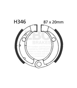EBC H346 Bremsbackensatz