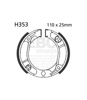 EBC H353 Bremsbackensatz