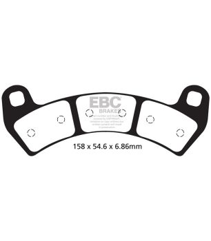 EBC MXS680 Bremsbelag MXS, ausschließlich für den Rennsport