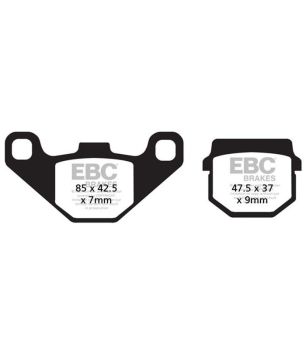 EBC FA083TT Pastilla organica Off Road