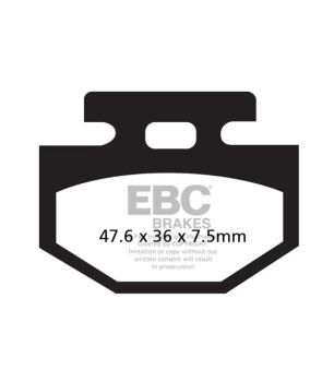 EBC SFA176 Pastilla orgánica Scooter