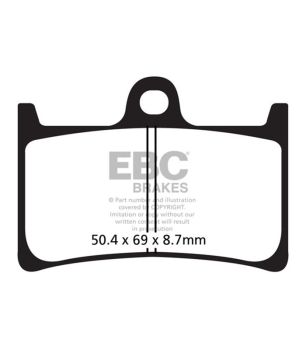 EBC SFAC252 Pastilla de carbono para Scooter