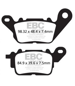 EBC SFAC694 Pastilla de carbono para Scooter