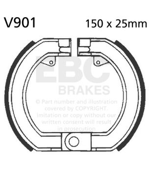 EBC V901 Bremsbackensatz