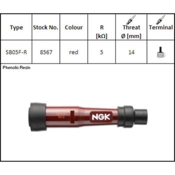 NGK SB05F-R ZÜNDKERZENSTECKER