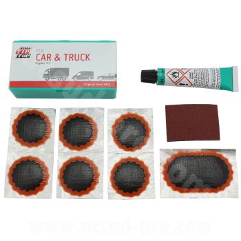 KIT DE REPARACION DE PINCHAZOS TIP TOP TT11 (CONTIENE: PARCHES + PEGAMENTO )