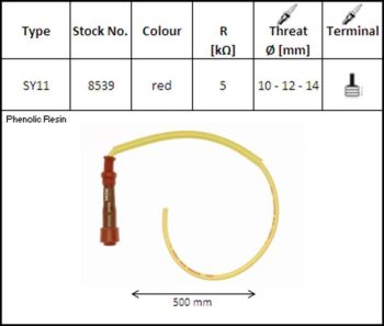 NGK Y11 KIT PIBA DE BUJIA NGK CON CABLES