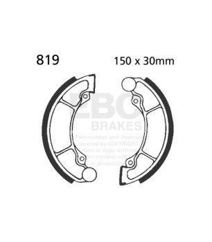 EBC 819 Bremsbackensatz