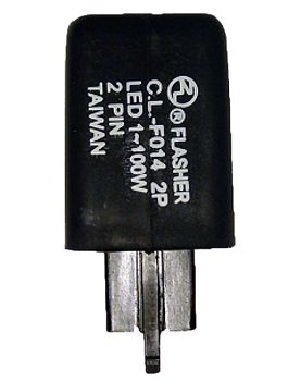 ELEKTRONISCHES LED-BLINKRELAIS 12V / 1-100W 2 ANSCHLÜSSE