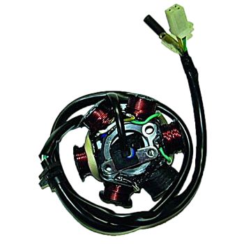 STATOR KOKUSAN 6 POLEN 12V 100W (MOTOR SYM 125/150 4T)