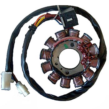 STATOR DUCATI 12 POLIG MIT PICK-UP 2 KABEL 140W (APRILIA 50 DI-TECH MOTOR)