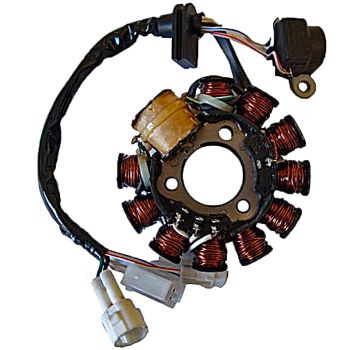 Stator SGR Drehstrom 11 Pole mit 2-Draht-Pickup (Motor Yamaha 125 4T)