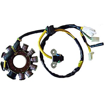 STATOR SGR DREIPHASIG 11 POLIG MIT PICK-UP 2 KABEL (MOT SYM 125/150/200 4T VERGASER)