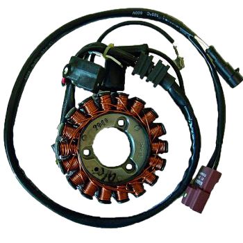 STATOR KOKUSAN DREIPHASIG 18 POLIG 12V 350W (MOTOR PIAGGIO-QUASAR 250 4T I)