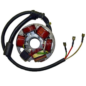 Stator SGR 6-polig Piaggio Ape FL3 mit Grundplatte