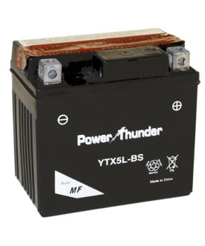 Bateria   CTX5L-BS    POWER THUNDER  AGM Sin Mantenimiento Pack Acido