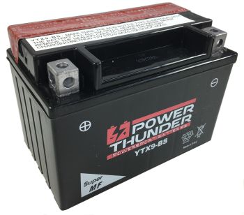Bateria   CTX9-BS    POWER THUNDER  AGM Sin Mantenimiento Pack Acido