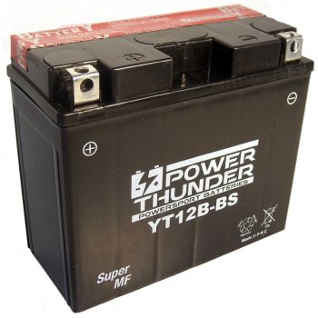 Bateria   CT12B-BS    POWER THUNDER  AGM Sin Mantenimiento Pack Acido