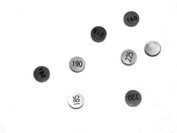 (ANTIGUA 46234) SHIMS HOT CAMS (SATZ 5 STÜCK) DURCHMESSER 7,48 X 1,55 MM REF.5PK748155