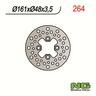 NG-BREMSSCHEIBE - REF: 264 - DURCHMESSER 161 Ø - 48 Ø X3.5