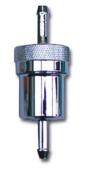 FILTRO DE COMBUSTIBLE BIHR REDONDO ALU ANODIZADO DESMONTABLE L=75MM REF. FABRICANTE L35-306