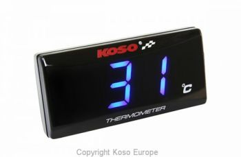 (ANTIGUA 49237) KOSO SUPER SLIM DIGITALES TEMPERATURMESSGERÄT BLAU BA024B10